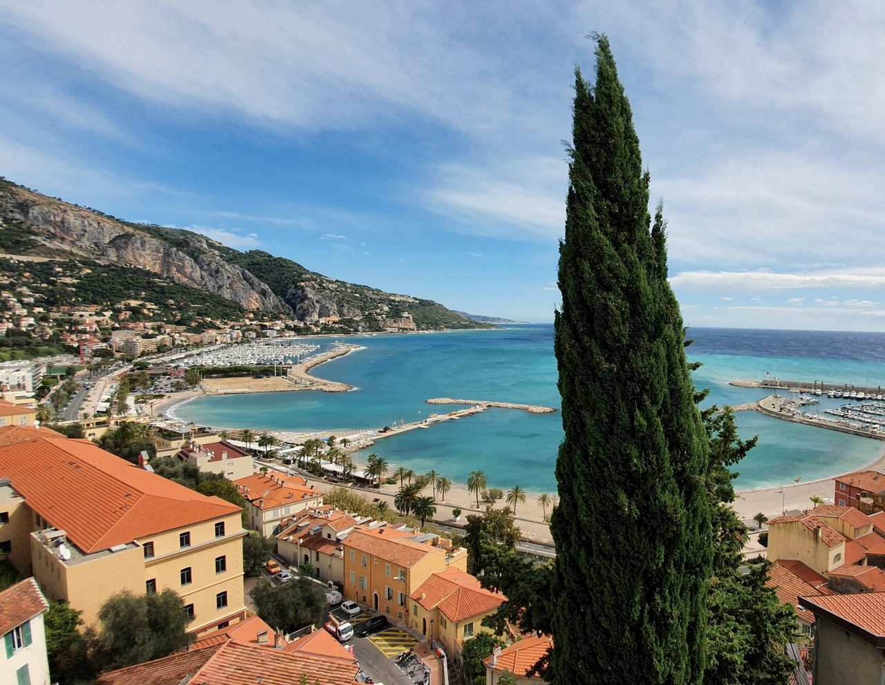 Wanderung an der Küste bei Menton